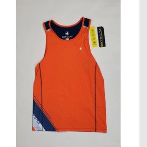 Body Glove Active Sleeveless Tank Top Mens Orange and Blue MSRP $60